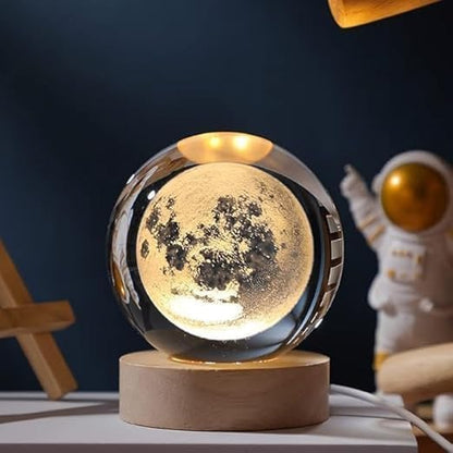 3d Solar System Crystal Ball