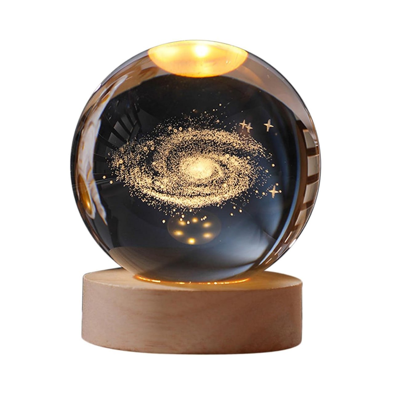 3d Solar System Crystal Ball